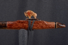 Southeast Asian Rosewood Burl Native American Flute, Minor, Mid G-4, #T7K (1)